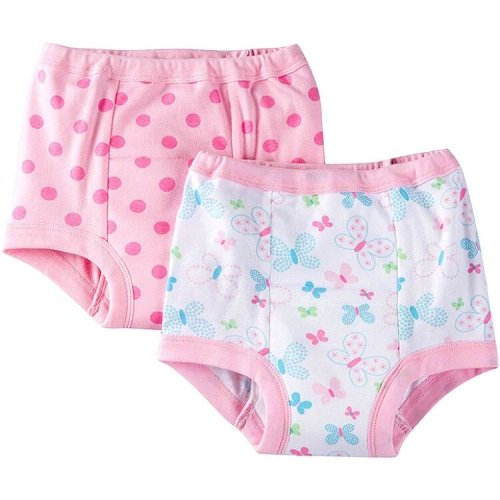 FlutterFit Training Pants - Size 2T (Butterfly Dots) by Gerber Girls