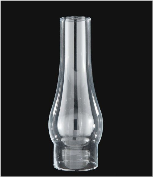 Clear Glass Lamp Chimney for Rayo & C.D. Burner