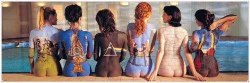 Painted Girls of Pink Floyd" Wall Art Poster