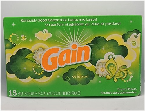 Original Scent Dryer Sheets by Gain (15 Count)