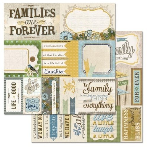Wisteria Family Cut-Apart Paper