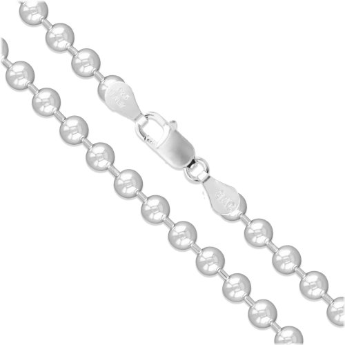 Elegante Silver Ball Bead Necklace