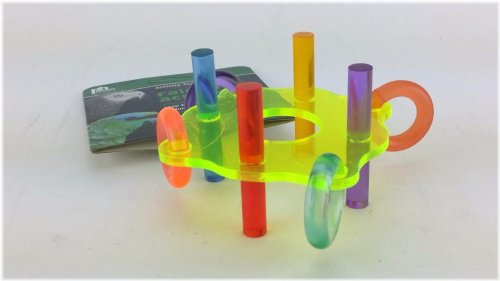 Acrylic Perch Rings and Pegs for Pet Birds