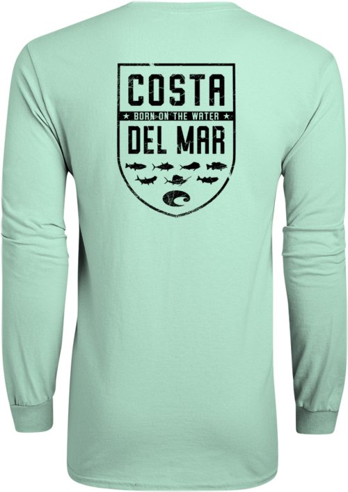 Chill Green Species Shield Long Sleeve Tee