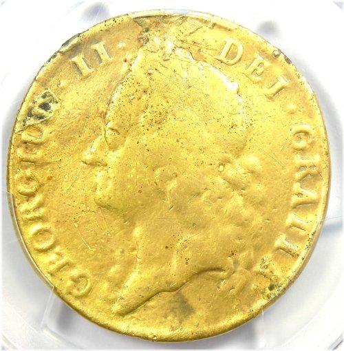 George II Gold 2 Guineas Coin - 1740/39 Edition