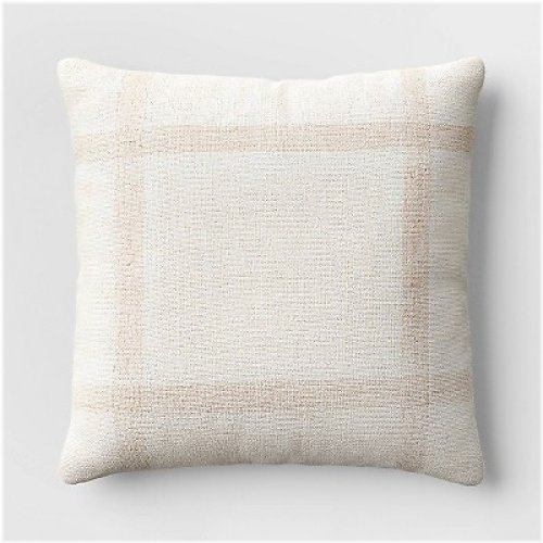 Cozy Plaid Square Pillow