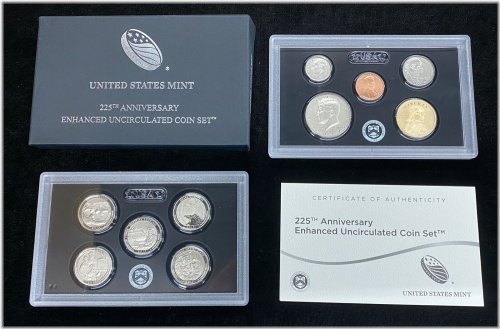 225th Anniversary Enhanced Uncirculated Coin Set