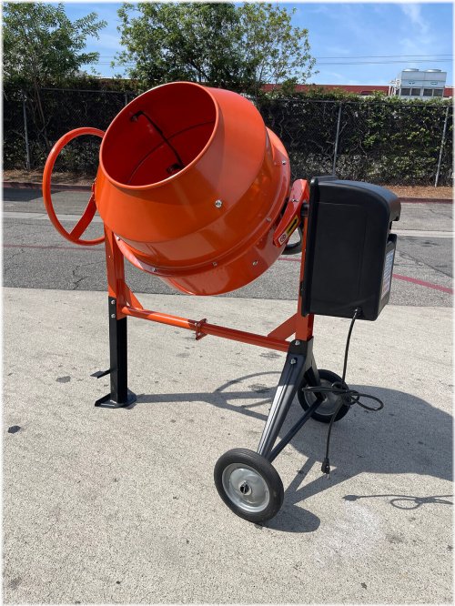 PowerMix Electric Cement Mixer