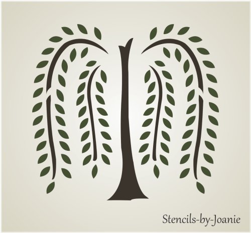 Willow Tree Folk Art Stencil