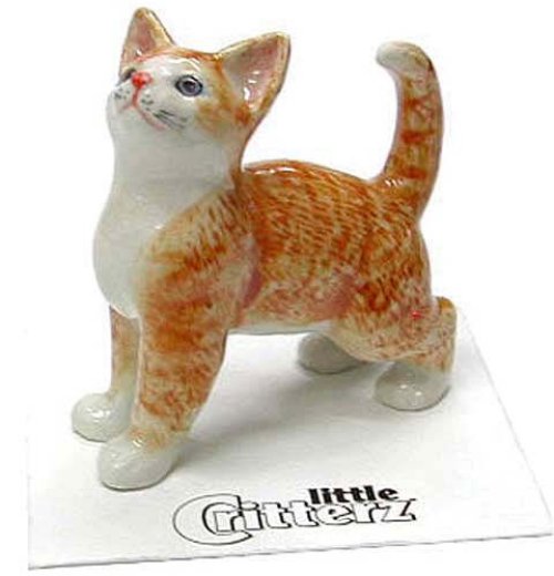 Whisker Wonders Orange Tabby Figurine