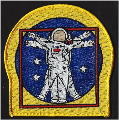 Vitruvian Man Space Walk Patch