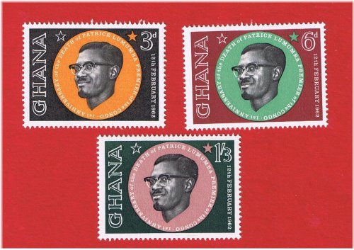 Ghana Lumumba Stamps