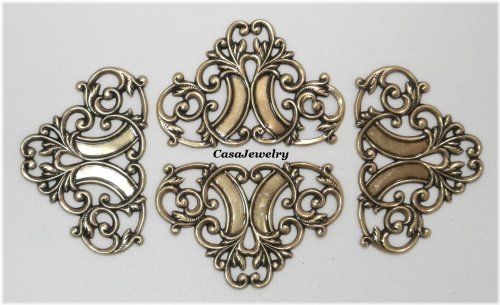 Golden Celtic Filigree Flourish Set