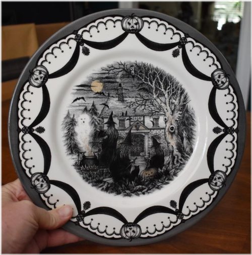 Midnight Manor Dinner Plate