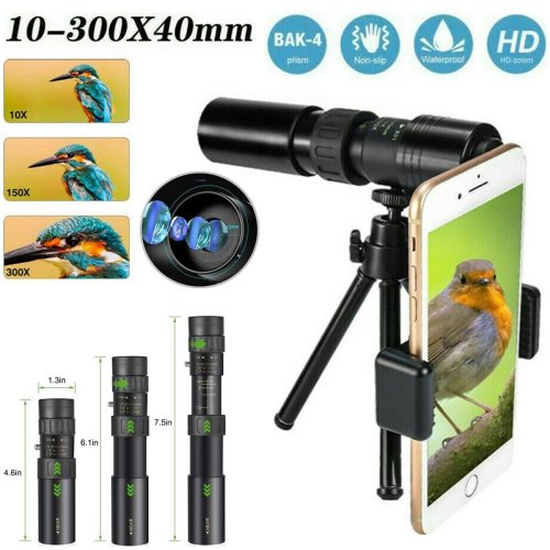 UltraZoom Portable Telescope with Tripod and Clip