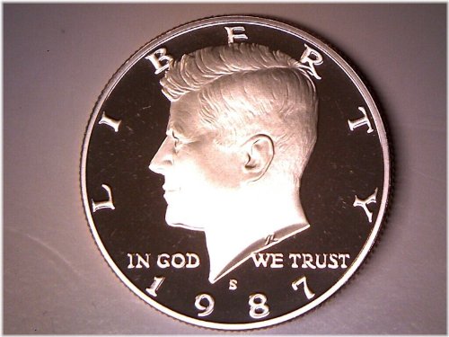 1987 S Proof Kennedy Half Dollar