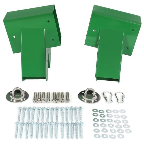 A-Frame Swing Set Brackets - Complete Set of 2 Green Brackets