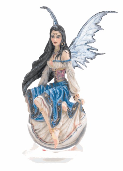 Misty Blue Fairy Figurine by Nene Thomas