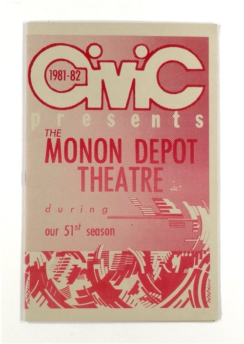 The Monon Depot Theatre Brochure Collection
