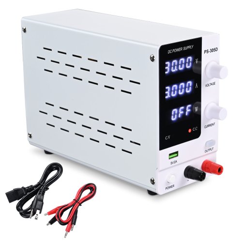 PrecisionVolt 30/5 Adjustable DC Power Source with Digital Display