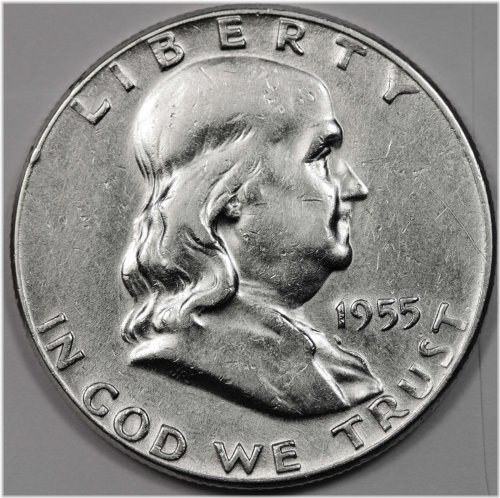 Bugs Bunny" 1955 Franklin Half Dollar Error (Inventory A)