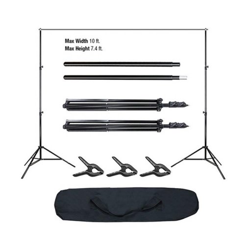 ProBackdrop Kit: Heavy Duty 10ft Support Stand with Case