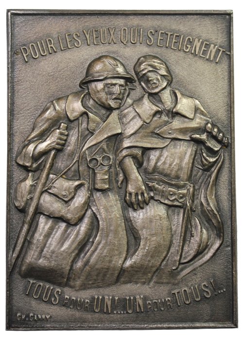 French Valor Commemorative Plaque by Charles Garry