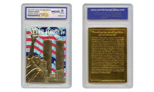 Gold-Graded Tribute to World Trade Center's Patriotism