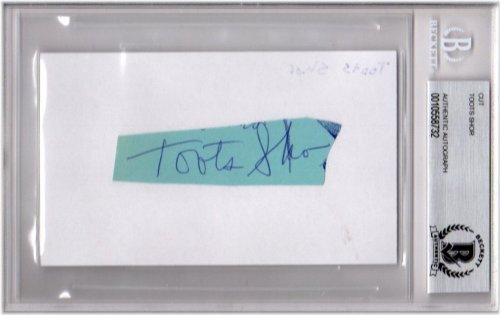 Legendary Toots Shor Autograph