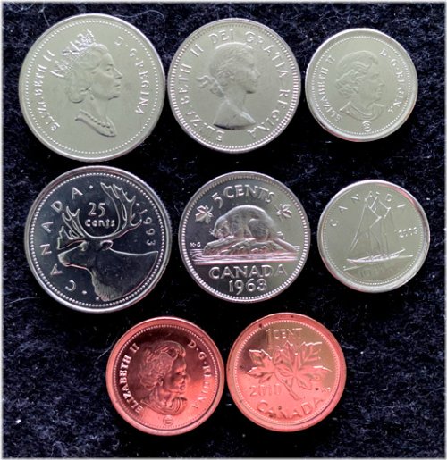 Canadian Heritage Coin Quartet