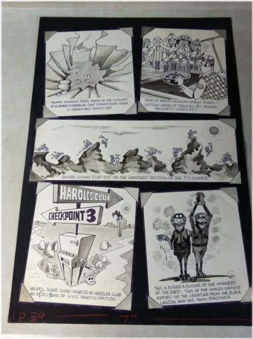 Vintage Motorcycle Illustration "Petersen's Choppers