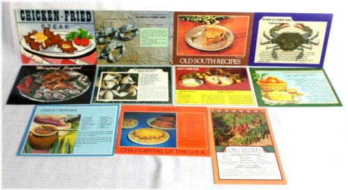 Vibrant Culinary Moments Postcards