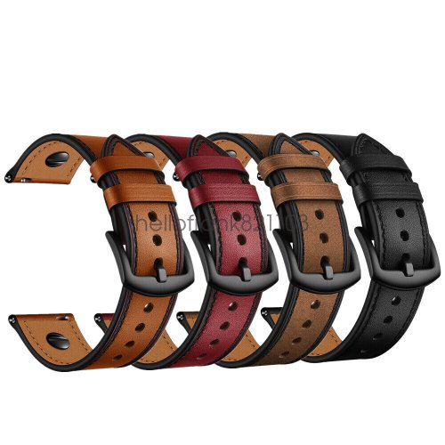 Rivet Leather Watch Band