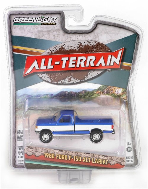 GreenLight 1988 Ford F-150 XLT Lariat Blue & White