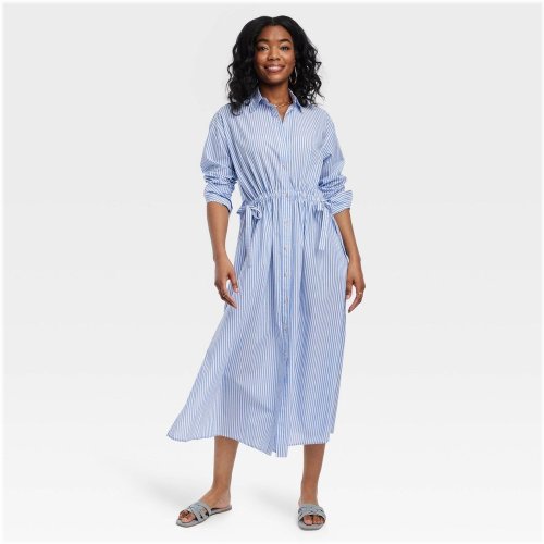 Cozy Chic Maxi Shirtdress