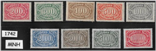 Imperial Era German Stamp Collection