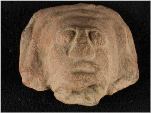 Pre-Columbian Stone Head Artifact