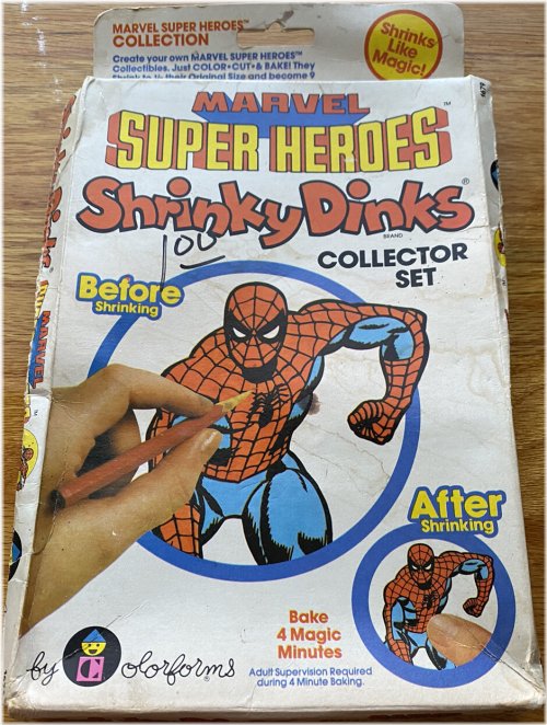 Marvel Super Heroes Spider-Man Shrinky Dinks
