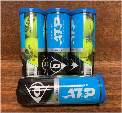 Extra Duty Tennis Balls by Dunlop