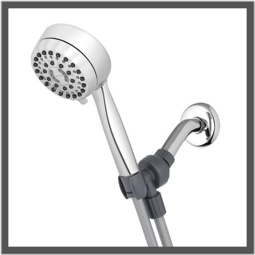 Chrome Pulse Massage Handheld Shower Head