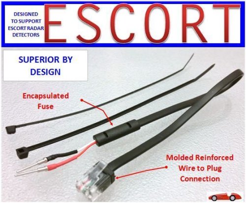 Mirror Power Cord for Escort and Redline EX