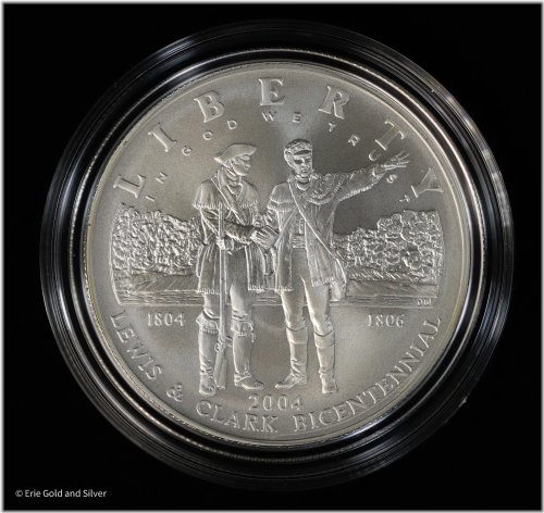 Lewis & Clark Bicentennial Silver Dollar