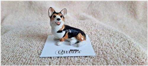 Taffy the Cardigan Welsh Corgi Miniature Figurine