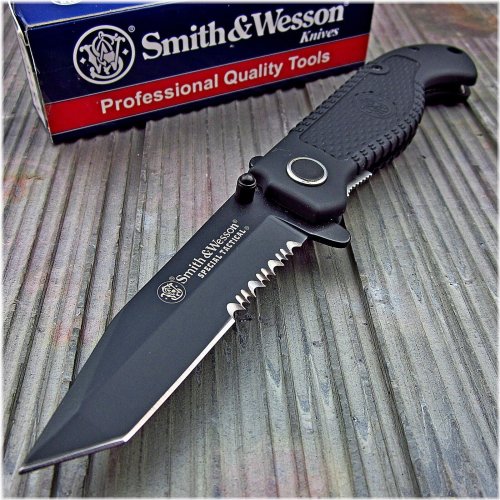 Tactical Tanto Folding Pocket Knife by Smith & Wesson