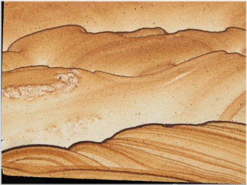 Navajo Hematite Slice with Stand