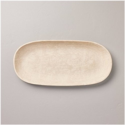 Artisan Oval Cream Tray