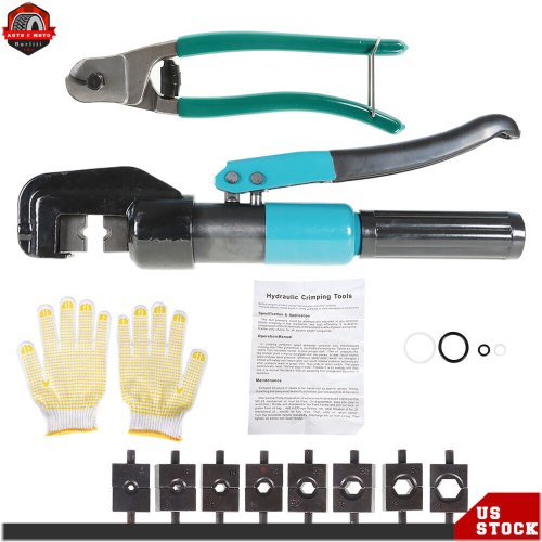 Hydraulic Wire Crimper with Multiple Dies