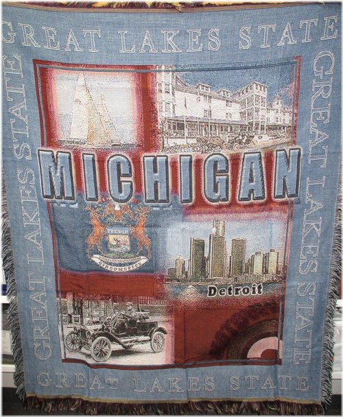 Great Lakes Tapestry Blanket