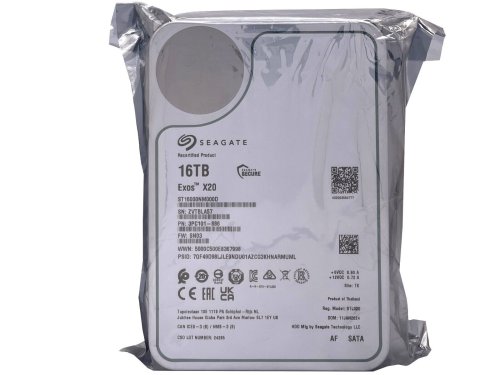 Seagate Exos X20 16TB Enterprise Hard Drive