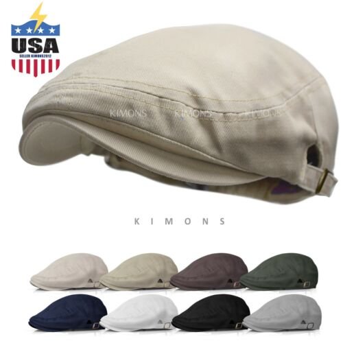 Retro Newsboy Cap